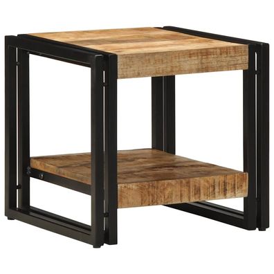 vidaXL Couchtisch Braun 40 x 40 x 38 cm Massivholz Mango