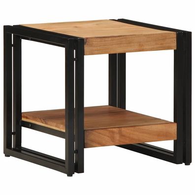 vidaXL Couchtisch Braun 40 x 40 x 38 cm Massivholz Akazie