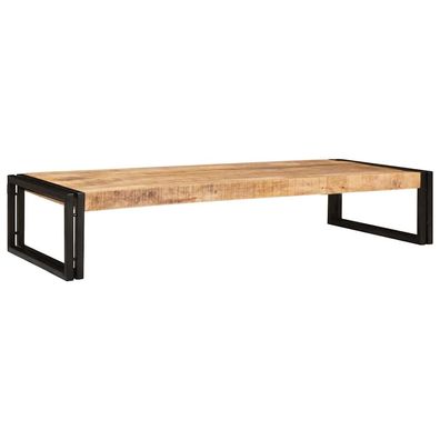 vidaXL Badregal für Braun 120 x 50 x 23 cm Massives rohes Mangoholz
