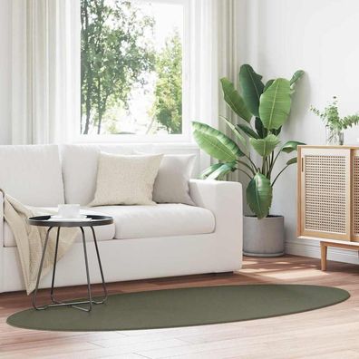 vidaXL Bereichsteppiche HUARTE Waldgrün 170 x 120 cm 100 %Polyester
