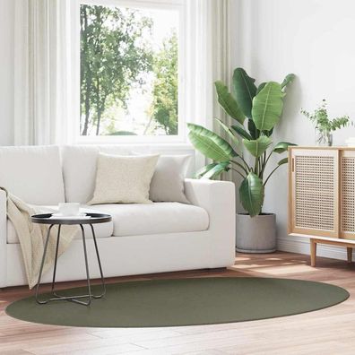vidaXL Bereichsteppiche HUARTE Waldgrün 140 x 200 cm 100 %Polyester