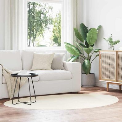 vidaXL Bereichsteppiche HUARTE Creme 120 x 170 cm Polyester