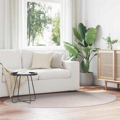 vidaXL Bereichsteppiche HUARTE Sand 140 x 200 cm Polyester
