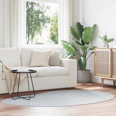 vidaXL Bereichsteppiche HUARTE Grau 140 x 200 cm Polyester