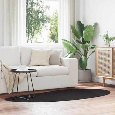 vidaXL Bereichsteppiche HUARTE Schwarz 100 x 200 cm Polyester