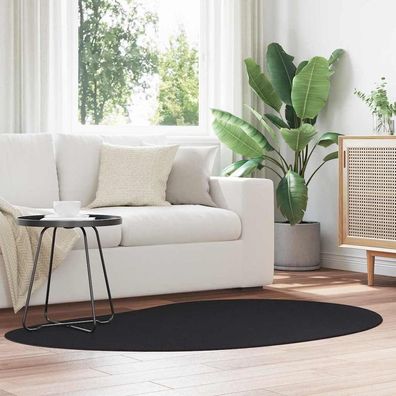 vidaXL Bereichsteppiche HUARTE Schwarz 120 x 170 cm Polyester