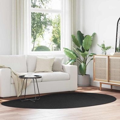 vidaXL Bereichsteppiche HUARTE Schwarz 160 x 230 cm Polyester