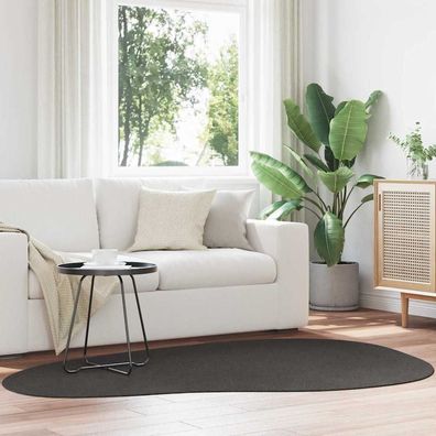 vidaXL Bereichsteppiche HUARTE Anthrazit 140 x 200 cm Polyester