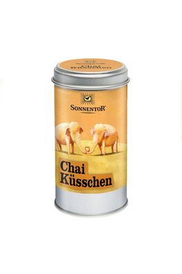 3x Sonnentor Chai Küsschen Gewürz, Streudose 70g