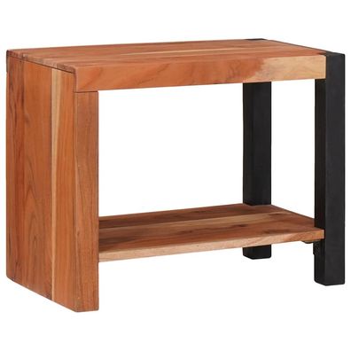 vidaXL Bücherregal Braun 50 x 30 x 40 cm Massivholz Akazie