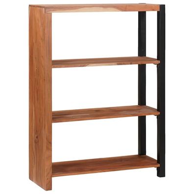 vidaXL Bücherregal Braun 80 x 30 x 110 cm Massivholz Akazie
