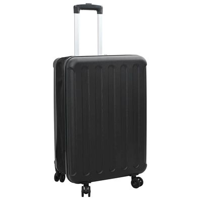 vidaXL Koffer mit Schloss Schwarz 34 x 23 x 55,5 cm ABS Kunststoff