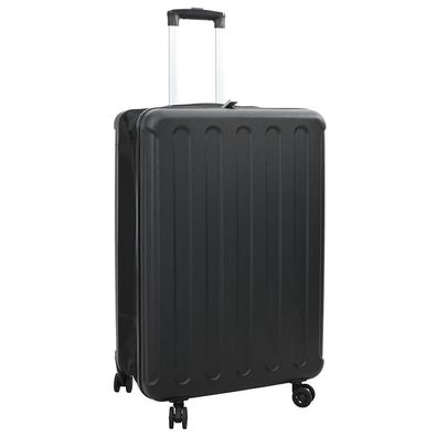 vidaXL Koffer mit Schloss Schwarz 50 x 30 x 76 cm ABS Kunststoff