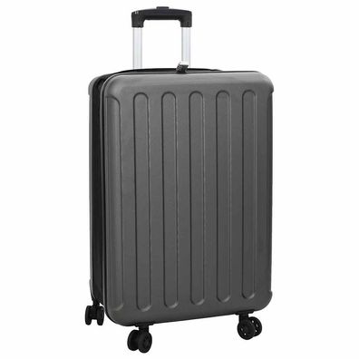 vidaXL Koffer mit Schloss Dunkelgrau 43 x 27 x 66 cm ABS Kunststoff