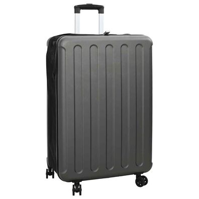 vidaXL Koffer mit Schloss Dunkelgrau 50 x 30 x 76 cm ABS Kunststoff