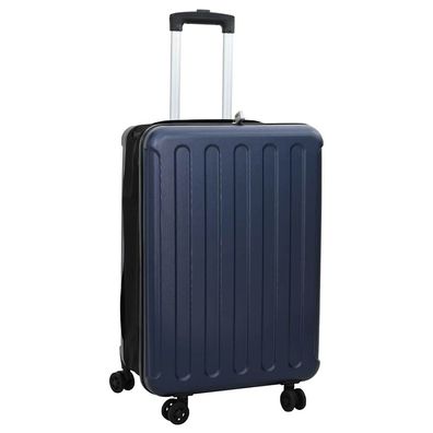 vidaXL Koffer mit Schloss Dunkelblau 43 x 27 x 66 cm ABS Kunststoff