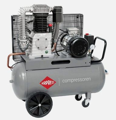 Airpress® Druckluft Kompressor 7,5 PS 5,5 kW 11 bar 90 l Kessel Kolbenkompressor