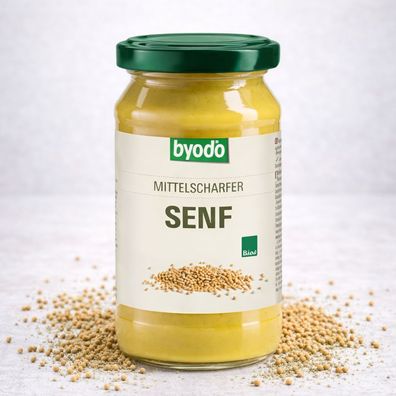 Byodo Bio Mittelscharfer Senf (200 g)