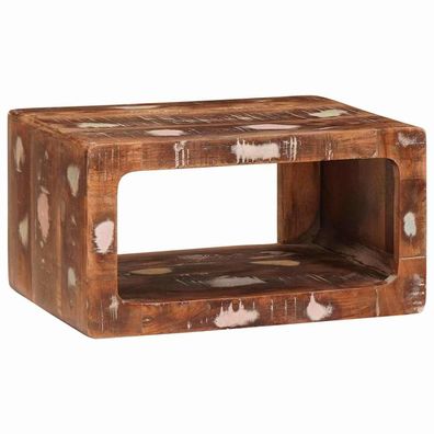 vidaXL Nachttisch Braun 45 x 30 x 24 cm Massives upgecyceltes Holz