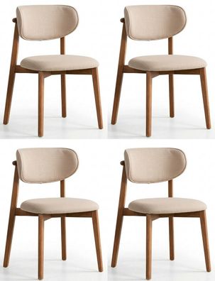 Set aus 4 Polsterstühlen – elegant, bequem und modern