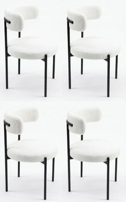 Set aus 4 Polsterstühlen – komfortabel, modern und elegant gestaltet