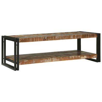 vidaXL Couchtisch Mehrfarbig Massives upgecyceltes Holz