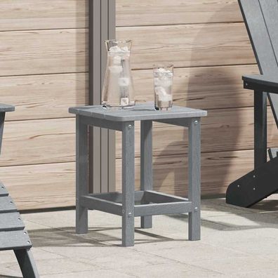 vidaXL Beistelltisch Hellgrau 38 x 38 x 46 cm Polyethylen