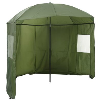 vidaXL Angel-Regenschirm Gelb-Armee 240 x 210 cm Oxford-Polyester