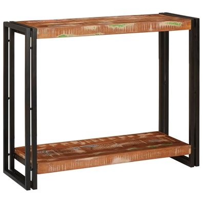 vidaXL Konsolentisch 90 x 33 x 75 cm Massives upgecyceltes Holz