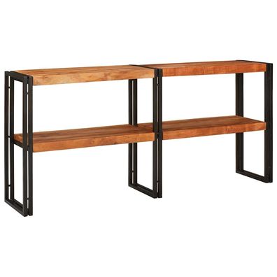 vidaXL Konsolentisch Braun 160 x 33 x 75 cm Massivholz Akazie