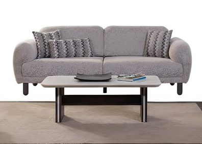 Stilvolles Sofa-Set Moderne Interieur Holzrahmen Minimalistischer Stil