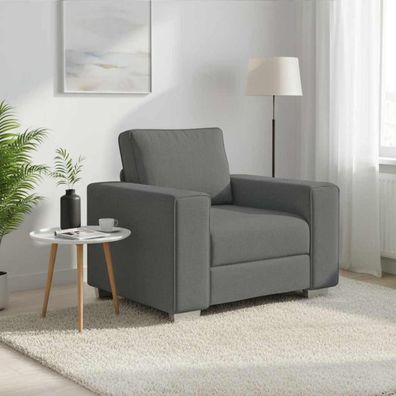 vidaXL Sofa-Sessel Dunkelgrau 100 cm Stoff