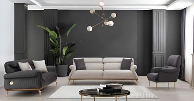 Zwei Sofas und ein Sessel für Ihr Zuhause. Hochwertige Möbel für modernes Wohnen