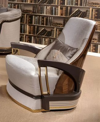 Exklusives Sessel in Beige für luxuriösen Komfort und elegantes Wohnen