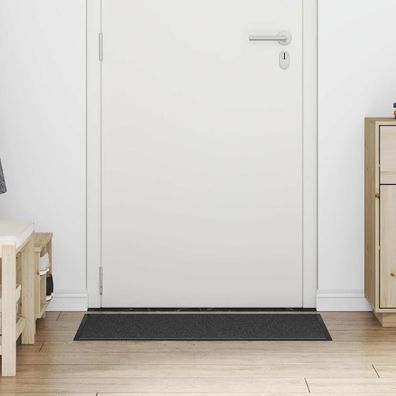 vidaXL Fußmatte Schwarz 60 x 90 cm Polypropylen