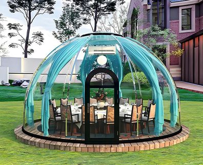 Robuster Großer Gartenpavillon Moderne Outdoor Pavillon aus Polycarbonat