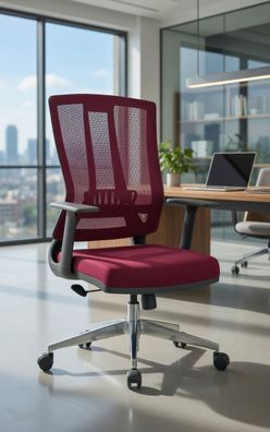Bequemer Bürostuhl Mit Stabilen Metallgestell für Büros und Homeoffice