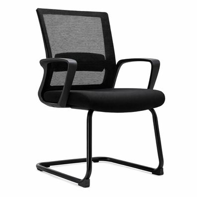 Moderne Bürostuhl mit schwarzem Netzrücken und ergonomischem Design