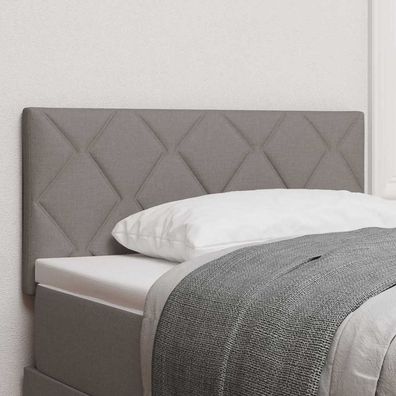 vidaXL Kopfteil Taupe 100 cm Stoff