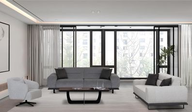 Sofa 3-Sitzer Set für modernes Wohnen und komfortable Entspannung