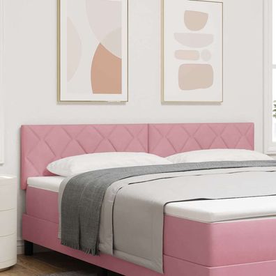 vidaXL Kopfteil Rosa 180 cm Samt