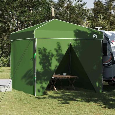 vidaXL Pavillon-Zelt Grün 243 x 243 x 251 cm Stoff