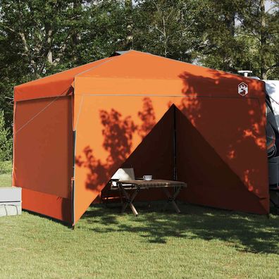 vidaXL Pavillon-Zelt Orange 290 x 290 x 251 cm Stoff