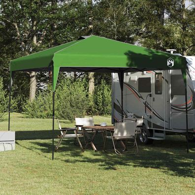 vidaXL Pavillon-Zelt Grün 290 x 290 x 251 cm Stoff