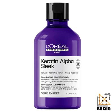 Keratin ALPHA SLEEK Shampoo 300 ml