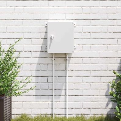vidaXL Steuerungsschrank Grau 32 x 13 x 30 cm ABS Kunststoff