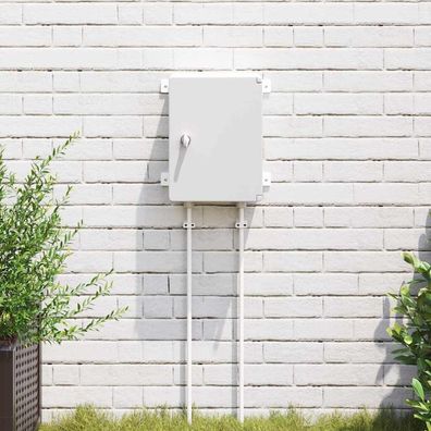 vidaXL Steuerungsschrank Grau 32 x 15 x 35 cm ABS Kunststoff