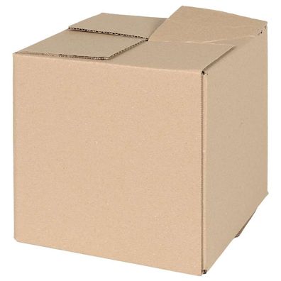 vidaXL Faltbox mit Speicher 50 pcs Natur 20 x 20 x 20 cm Karton