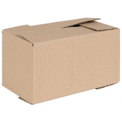 vidaXL Faltbox mit Speicher 50 pcs Natur 24 x 13 x 13 cm Karton