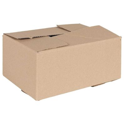 vidaXL Faltbox mit Speicher 50 pcs Natur 30 x 21,5 x 14 cm Karton